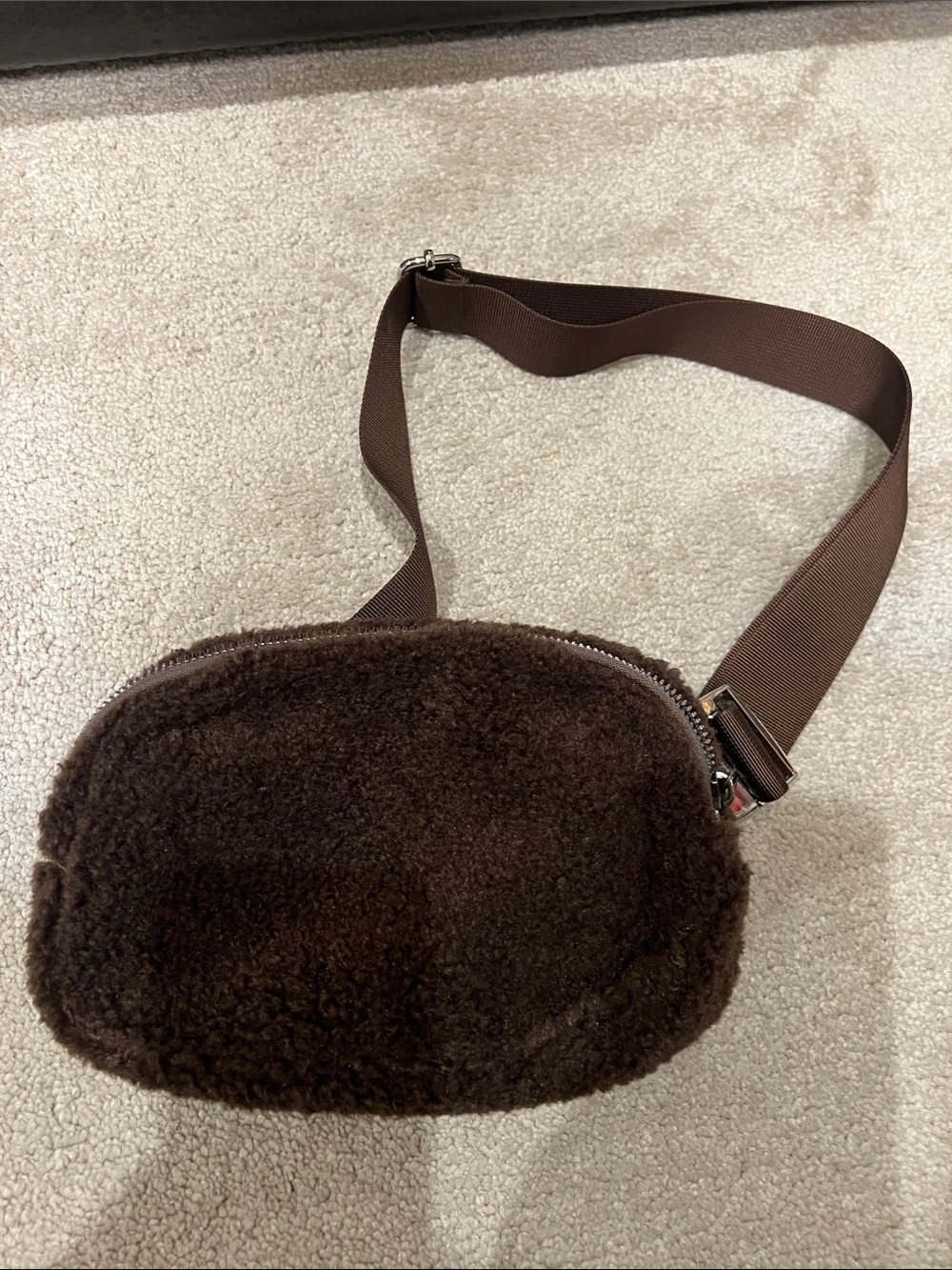 NWOT Fuzzy Belt Bag